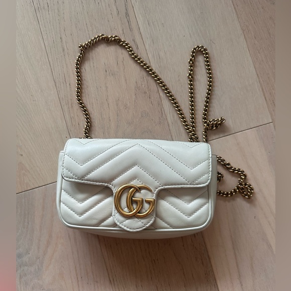 Gucci white super mini marmont - Picture 2 of 7